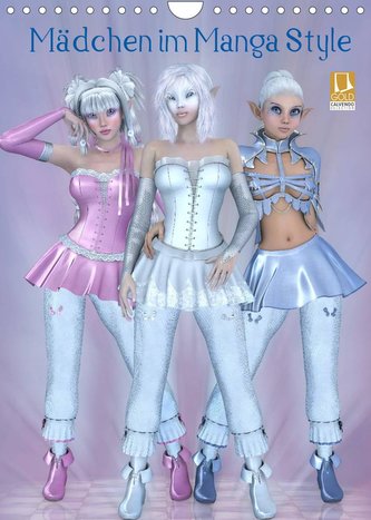 Mädchen im Manga Style (Wandkalender 2022 DIN A4 hoch)