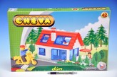 Stavebnica Cheva 42 Dom plast 45x30x5cm 244ks v krabici
