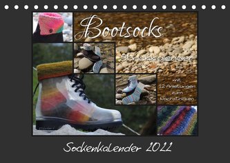 Sockenkalender Bootsocks 2022 (Tischkalender 2022 DIN A5 quer)