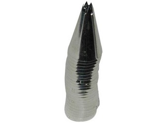 špička zdobicí osmizubá pr.8mm pocín. (25ks)