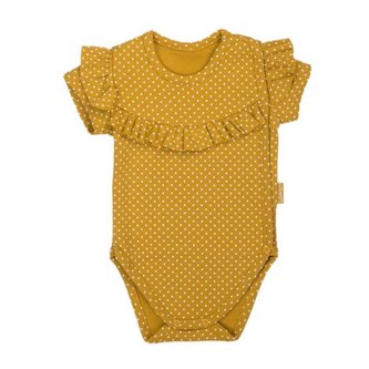 Kojenecké bavlněné body s krátkým rukávem Nicol Michelle - velikost 56 (0-3m)