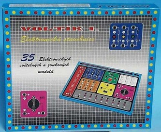 Voltík I. spoločenská hra na batérie v krabici 26,5x22,5x3,5cm