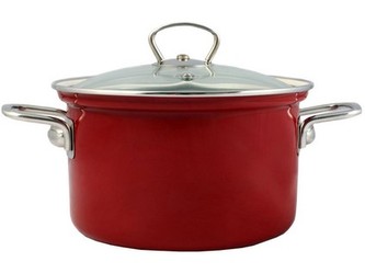 hrnec BELIS ECO-CERAMIC 16cm 2,1l se skleněnou poklicí