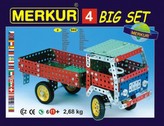 Stavebnica MERKUR 4 40 modelov 602ks 2 vrstvy v krabici 36x26,5x5,5cm