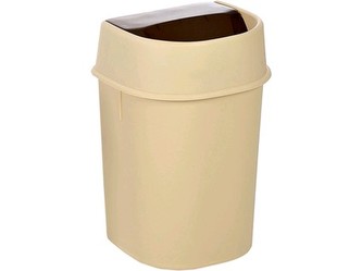 koš odpadkový výklopný 3l čtverc.PH BÉŽ