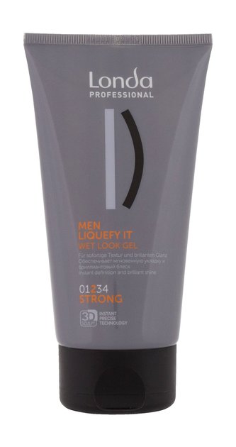 Londa Professional MEN Gel na vlasy Liquefy It Wet Look Gel 150 ml pro muže