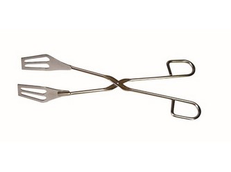 kleště servírovací plocha+plocha 23cm nerez