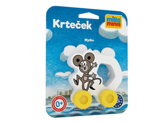 Moje první autíčko Myška pěna 8cm Krtek 0+