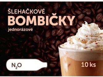 bombička šľahačka náplň jednorazová (10ks)