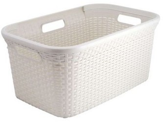 koš na čisté prádlo RATTAN 60x40x24cm PH KRÉM