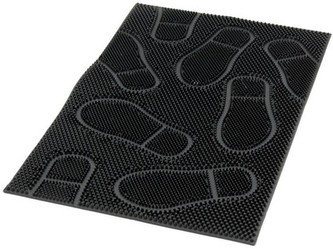 rohož guma 40x60cm STOPY, ČER