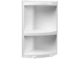 polička rohová 3 poschodia 14x14x30cm PH BÍ