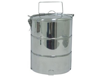 jídlonosič 14cm 3díl.nerez, uzávěr spona