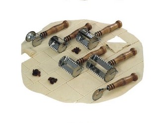 rádýlko 4x4cm nerez+drev.rukoväť