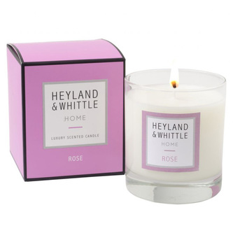 Sviečka sklenená váza Heyland & Whittle Ruže, 220 g