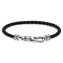 Kožený náramek Thomas Sabo A1931-682-11-L15, Sterling Silver, 925 Sterling silver, blac