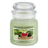 Sviečka v sklenenej dóze Village Candle Letná pohoda, 454 g