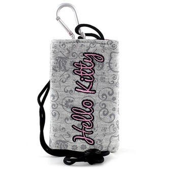 Pouzdro na mobil Hello Kitty šedé