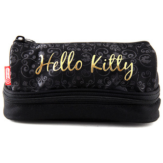 Školní penál Hello Kitty černý