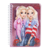 Zápisník Top Model, June a Jill, růžový