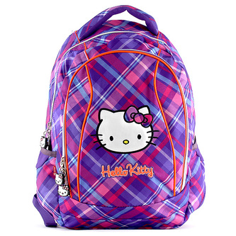 Školní batoh Hello Kitty fialovo-růžový