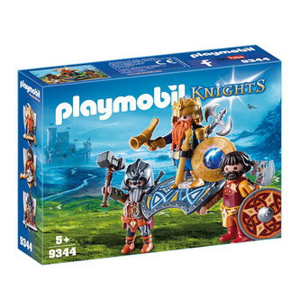 Král trpaslíků s ochránci Playmobil Dračí rytíři, 30 dílků