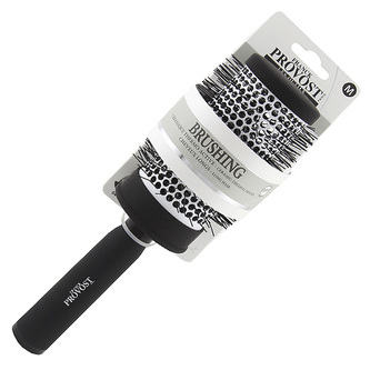 Kartáč na vlasy Franck Provost Keramický, 80 mm - thermoaktivní, barva černá