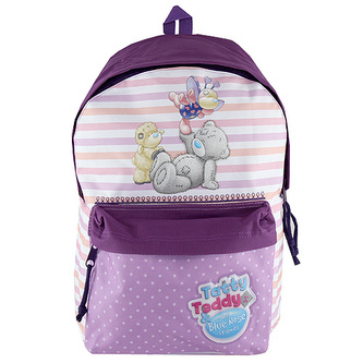 Batoh Me to You pruhovaný, fialový