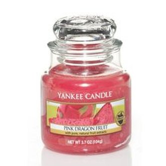 Sviečka v sklenenej dóze Yankee Candle Ružový Dračí plod, 104 g
