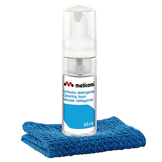 Čisticí pěna Meliconi C55 Foam, s utěrkou z mikrovlákna, 55 ml