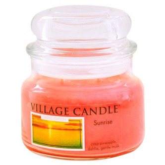 Sviečka v sklenenej dóze Village Candle Východ slnka, 312 g