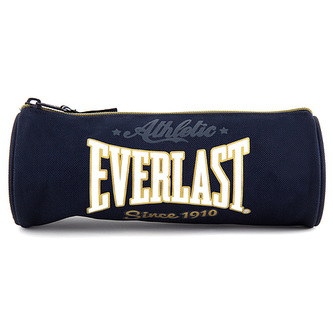 Školní penál Everlast kulatý, tmavě modrý