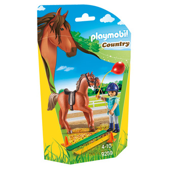 Koňský terapeut Playmobil Jezdecký dvůr, 5 dílků