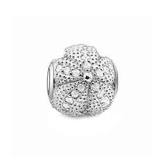 Korálek \"Hvězdice bílá\" Thomas Sabo K0026-051-14, Karma Beads, 925 Sterling silver, zirconia whi