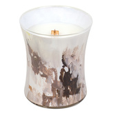 Svíčka oválná váza WoodWick Medový tabák, 275 g