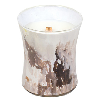 Svíčka oválná váza WoodWick Medový tabák, 275 g Svíčka oválná váza WoodWick Medový tabák, 275 g