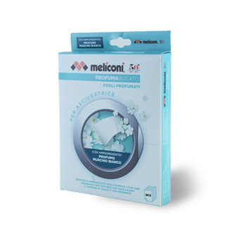 Vonné ubrousky Meliconi 656152, do sušičky, vůně bílé pyžmo, 24ks
