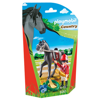 Žokej Playmobil Jezdecký dvůr, 5 dílků