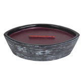 Sviečka keramická dekoratívna váza WoodWick Čierna čerešňa, 368.5 g