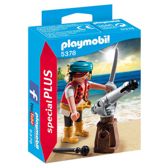 Pirát s kanónem Playmobil Piráti, 10 dílků