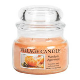 Svíčka ve skleněné dóze Village Candle Mandarinka a agarové dřevo, 312 g