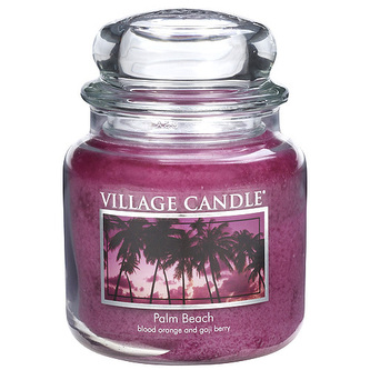 Sviečka v sklenenej dóze Village Candle Palmová pláž, 454 g