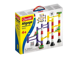 Migoga Marble Run Basic - Farebná guličková dráha