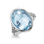 Prsten \"Světle modrý kámen\" Thomas Sabo TR2040-644-31-52, Sterling Silver, 925 Sterling silver, synt