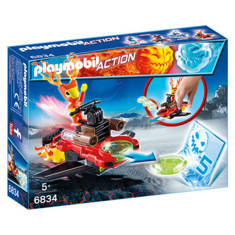 Sparky s odpalovačem Playmobil Sport a akce, 6 dílků