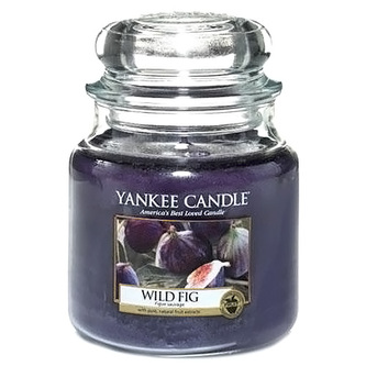 Svíčka ve skleněné dóze Yankee Candle Divoký fík, 410 g