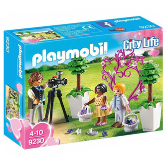 Svatební fotograf Playmobil Svatba, 61 dílků