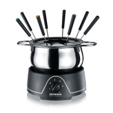 Severin Fondue, approx. 800 W, approx. 1,25 Litre, incl. 8 Fonduefor