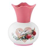 Katalytická lampa Lampe Berger Paris Messagere de l´Amour, bílo/růžová, výška 14 cm