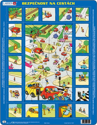 Puzzle MAXI - Bezpečnosť cestnej dopravy/35 dielikov